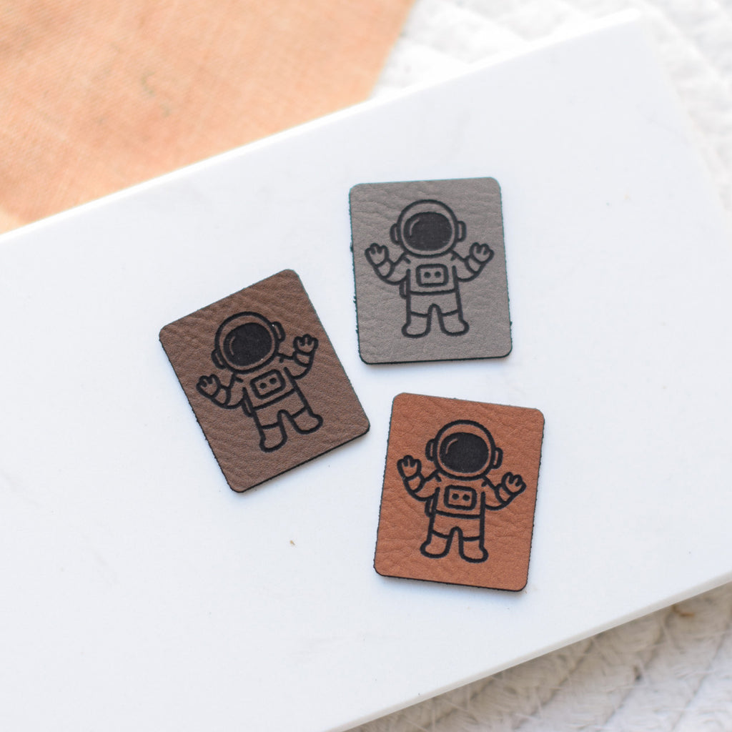 Kunstlederlabel "Astronaut"