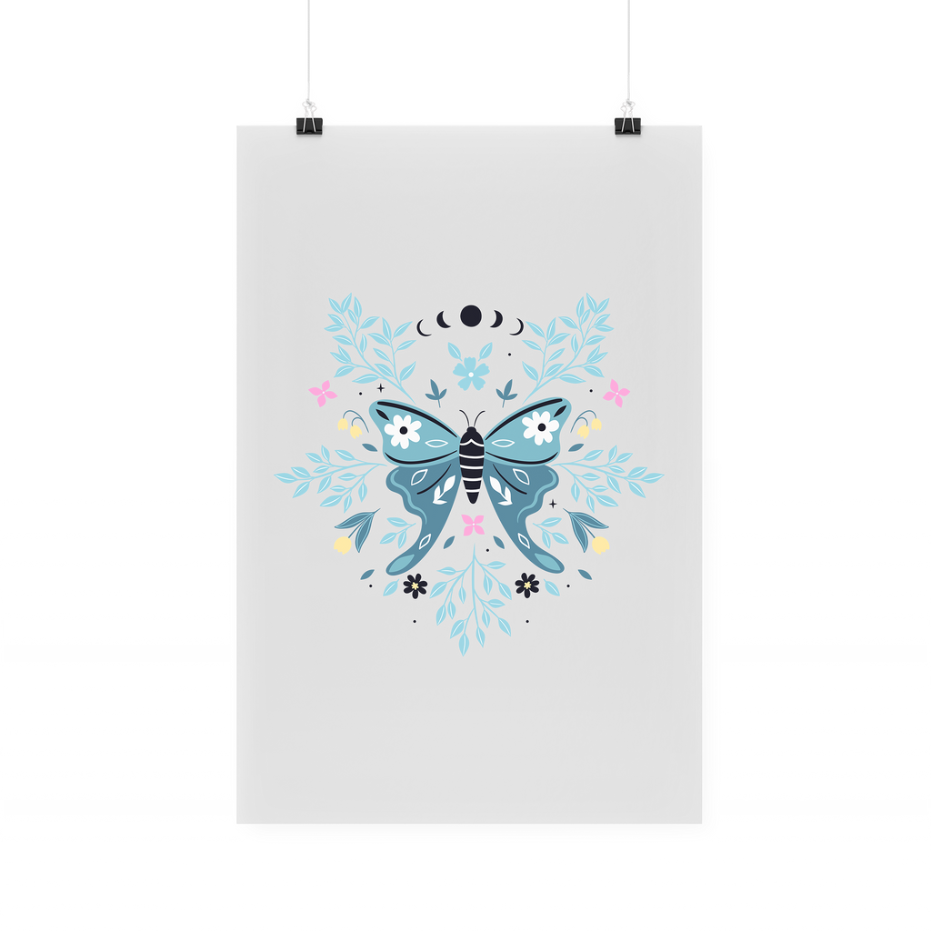 Bügelbild "Blumenmotte"