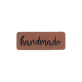Kunstlederlabel "handmade"