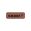 Kunstlederlabel "handmade mit Herz"