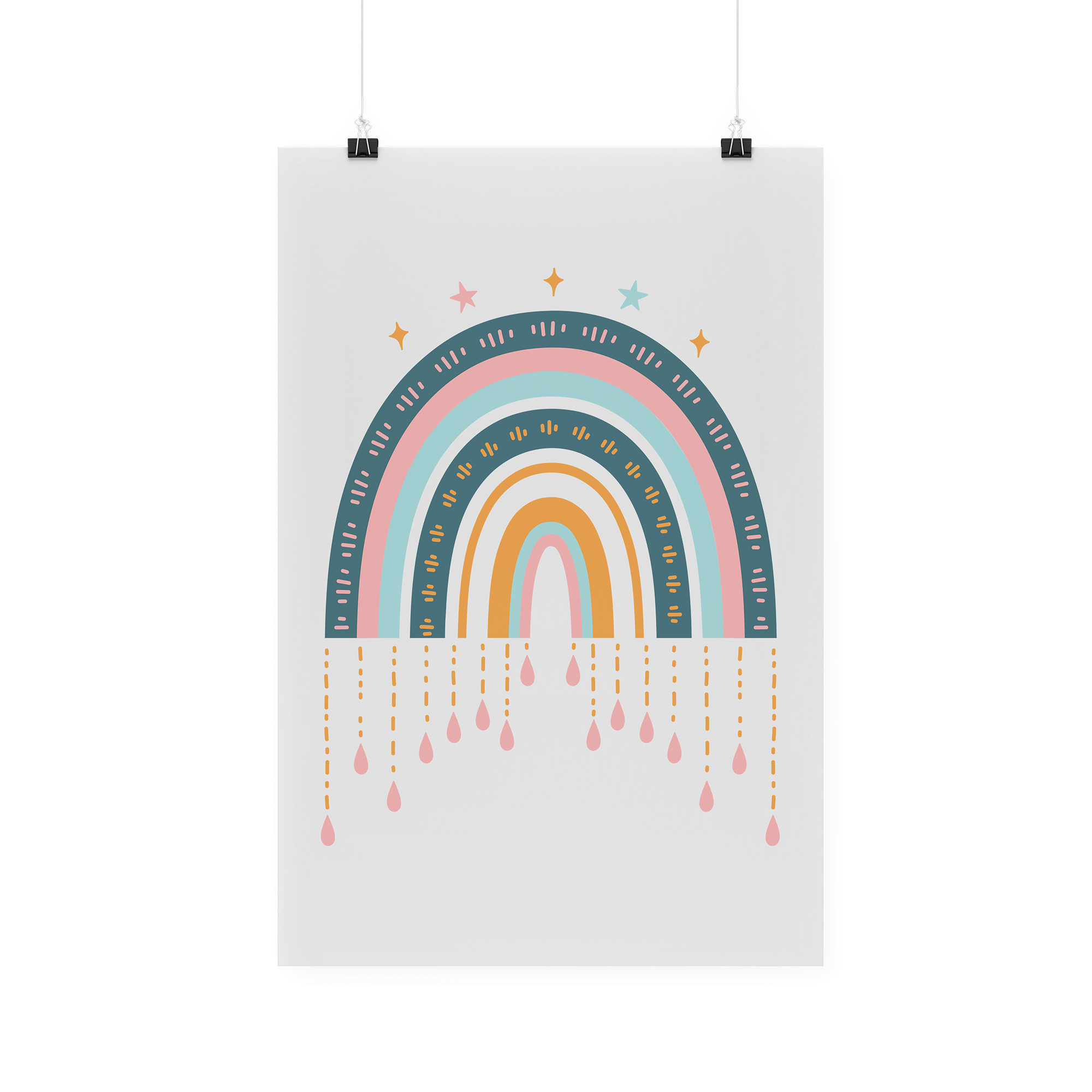 Bügelbild "Regenbogen"