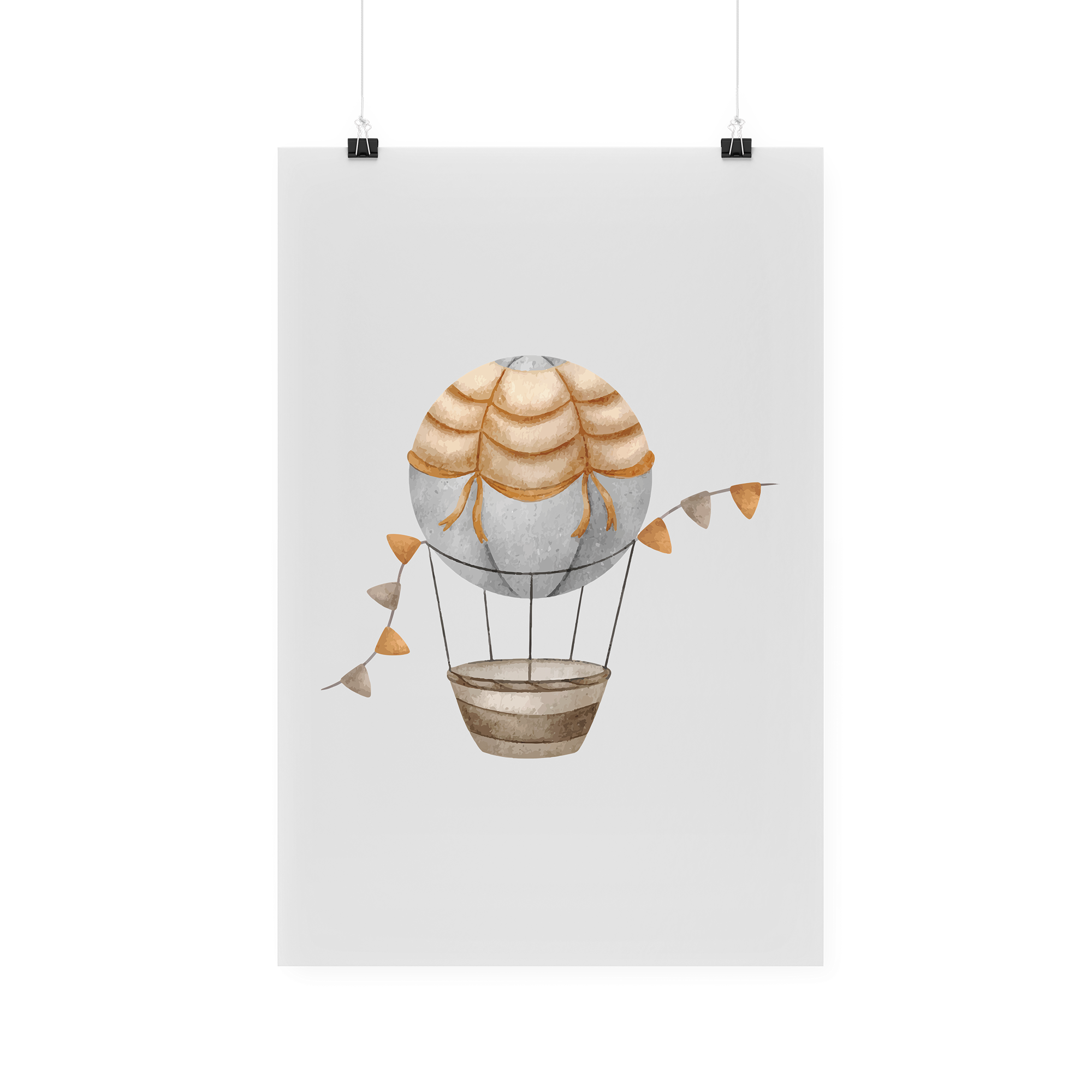 Bügelbild "Heißluftballon"