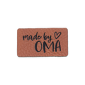 Kunstlederlabel "made by OMA"