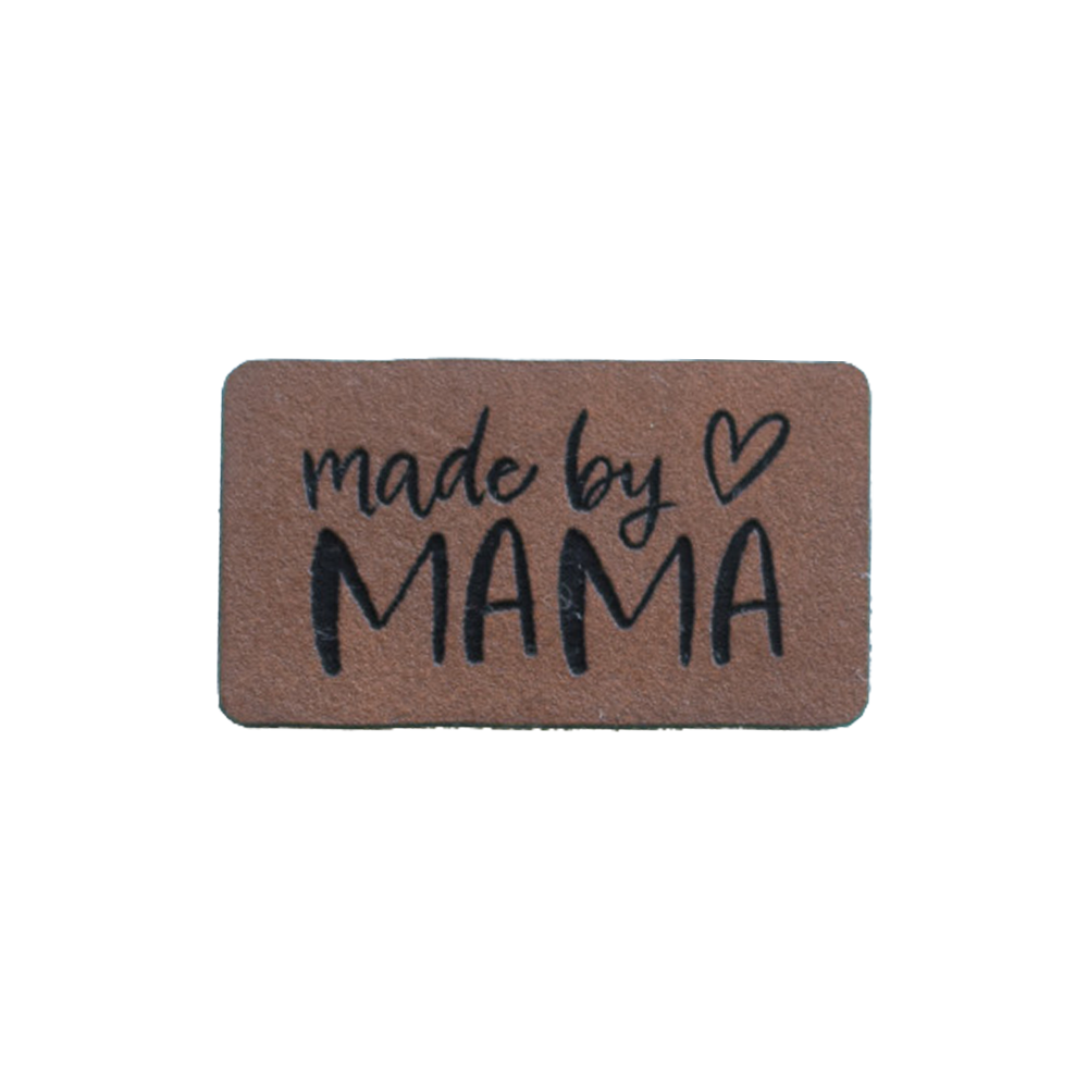 Kunstlederlabel "made by MAMA"