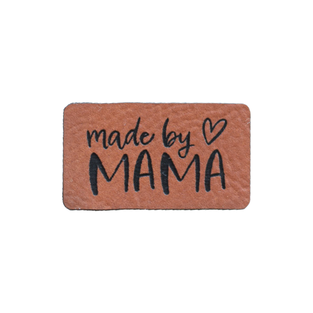 Kunstlederlabel "made by MAMA"