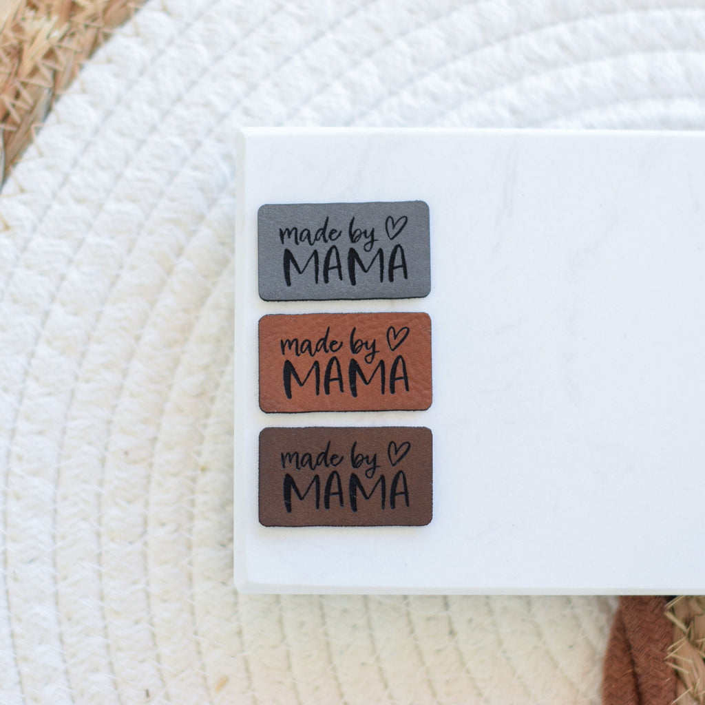 Kunstlederlabel "made by MAMA"