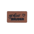 Kunstlederlabel "großer Bruder"