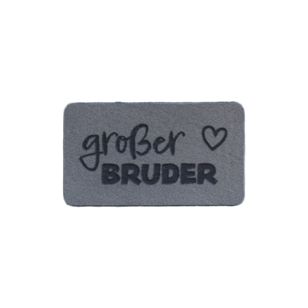 Kunstlederlabel "großer Bruder"