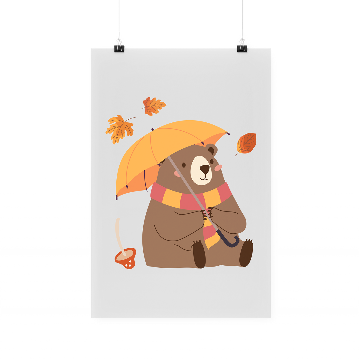 Bügelbild "Herbstbär"
