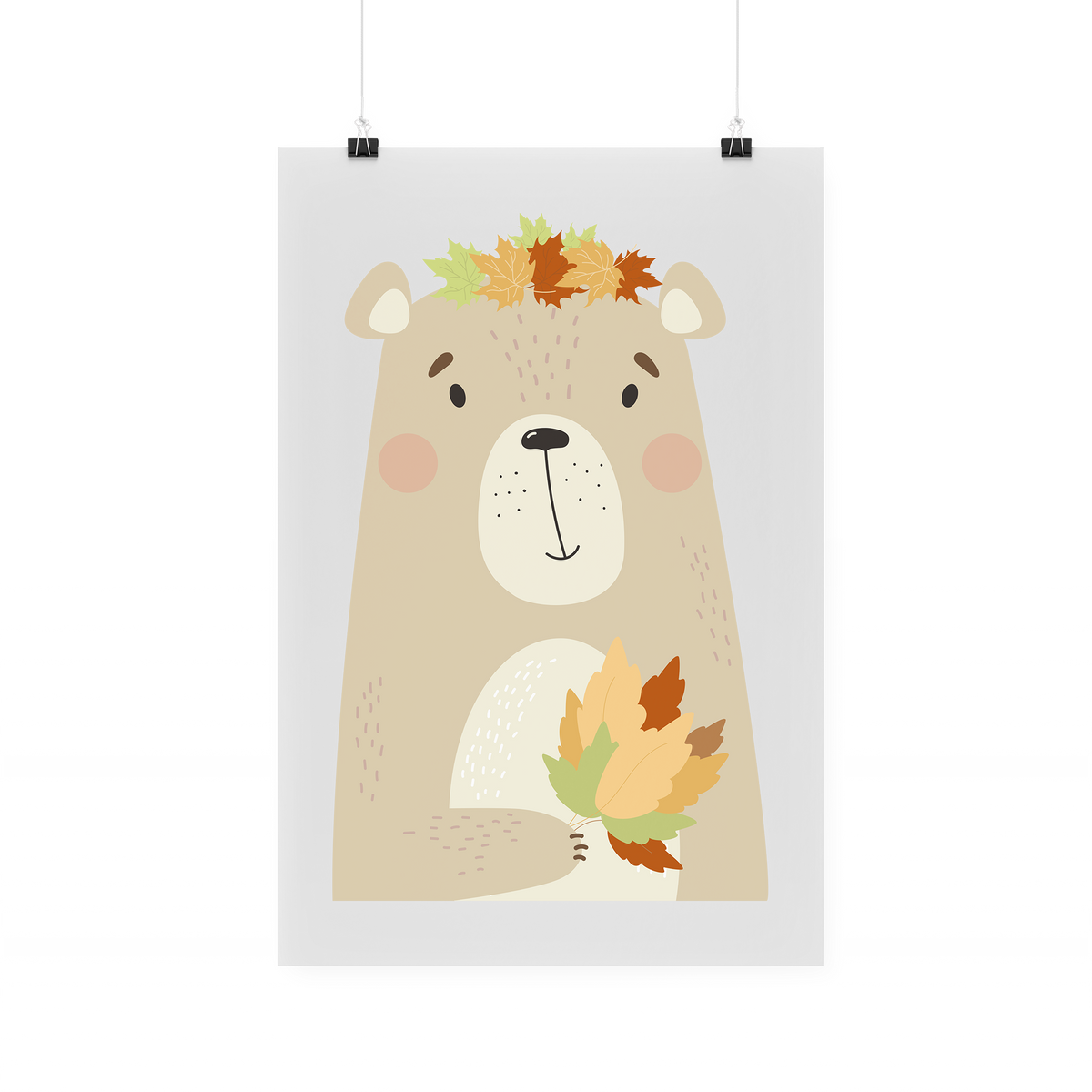 Bügelbild "Laubbär"