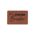 Kunstlederlabel "stolzer Bruder"