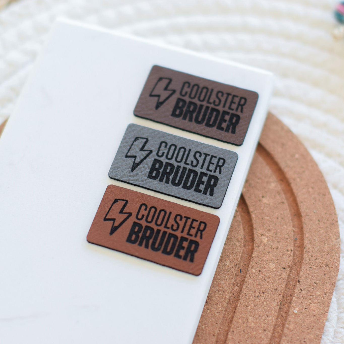 Kunstlederlabel "coolster Bruder"
