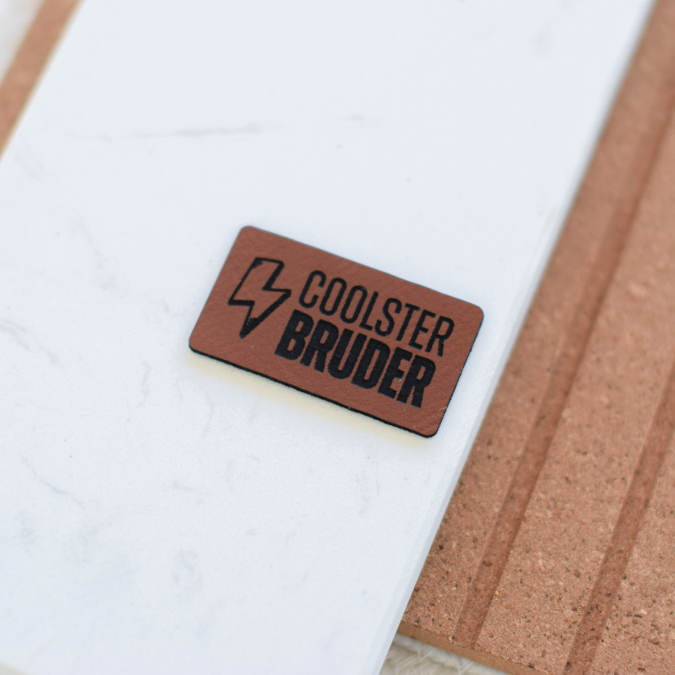 Kunstlederlabel "coolster Bruder"