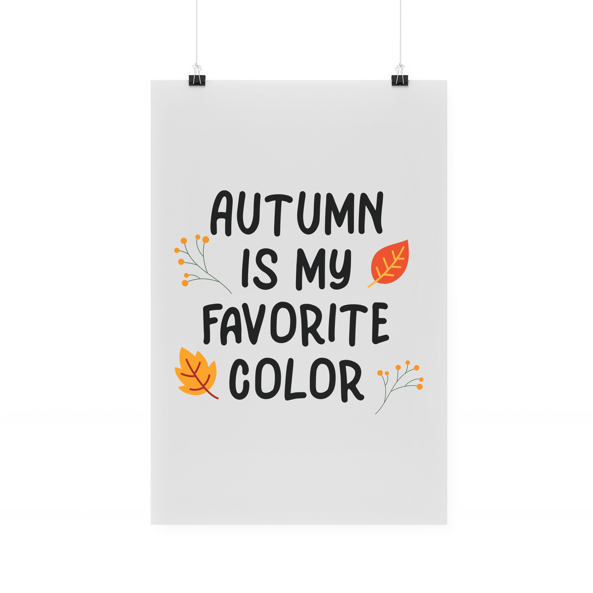 Bügelbild "Autumn is my favourite color"