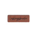 Kunstlederlabel "Lieblingsbruder"