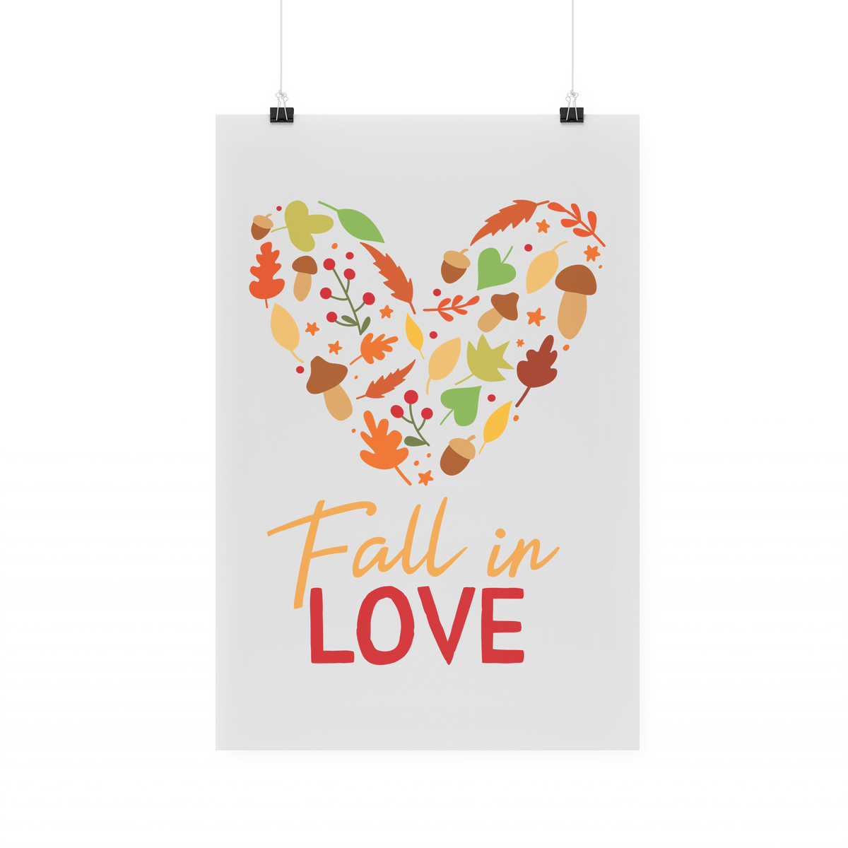 Bügelbild "Fall in Love"