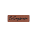 Kunstlederlabel "Zwillingsbruder"