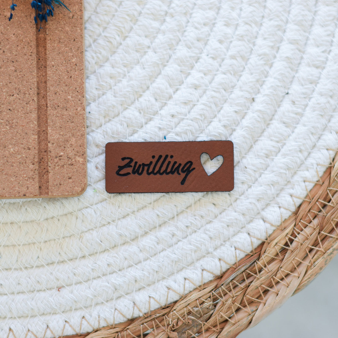 Kunstlederlabel "Zwilling"