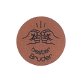 Kunstlederlabel "Bester Bruder"