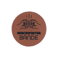 Kunstlederlabel "Geschwisterbande Faust"