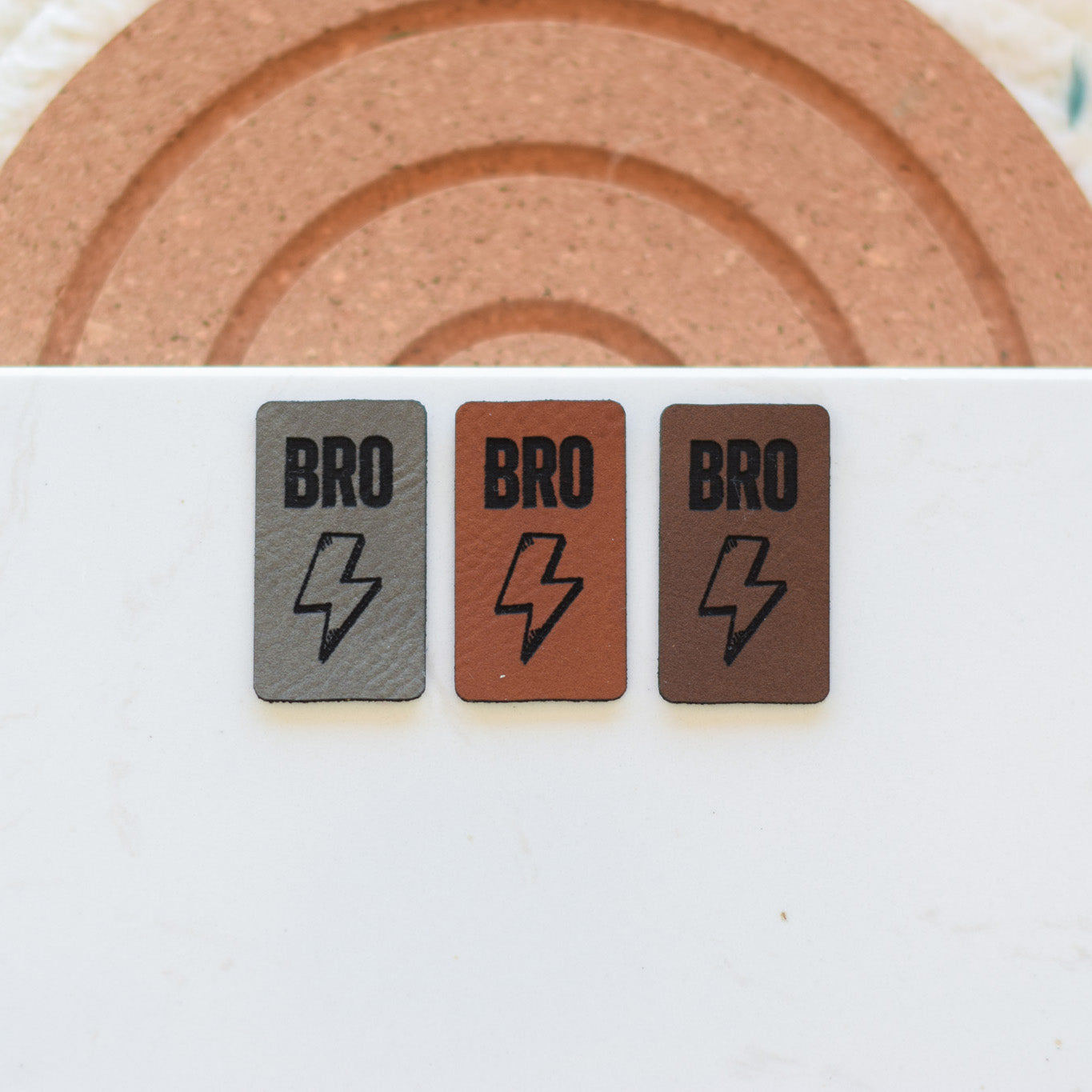 Kunstlederlabel "Bro Blitz"