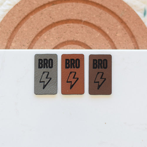 Kunstlederlabel "Bro Blitz"