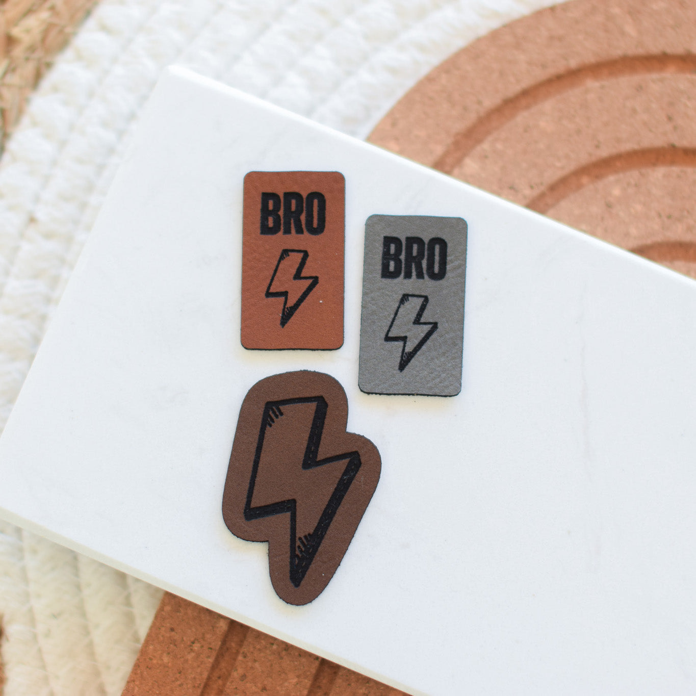 Kunstlederlabel "Bro Blitz"