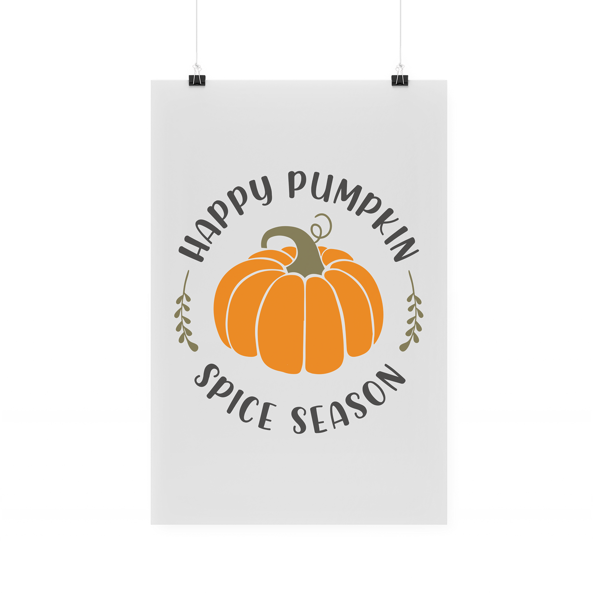 Bügelbild "Happy Pumpkin Spice Season"