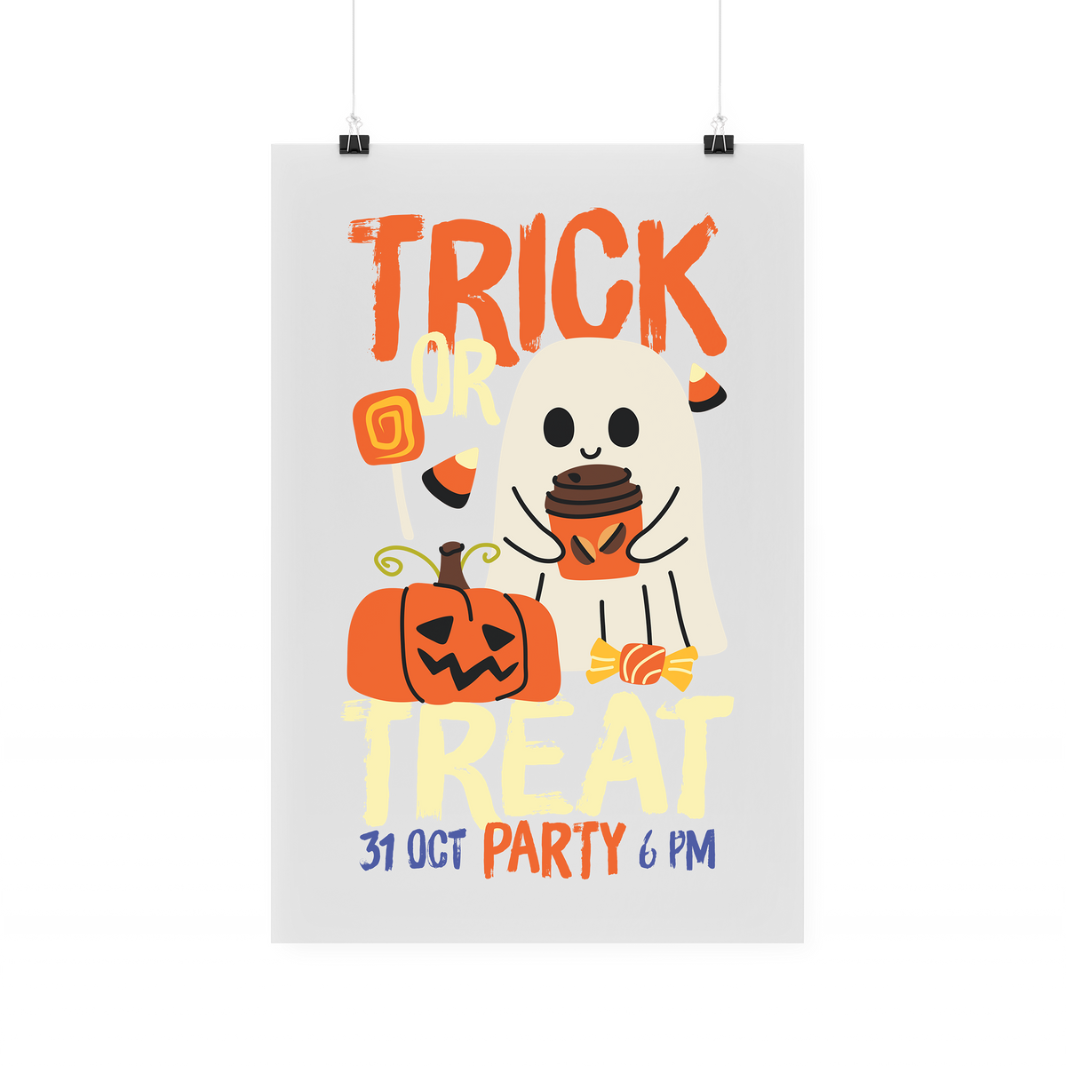 Bügelbild "Trick Or Treat"