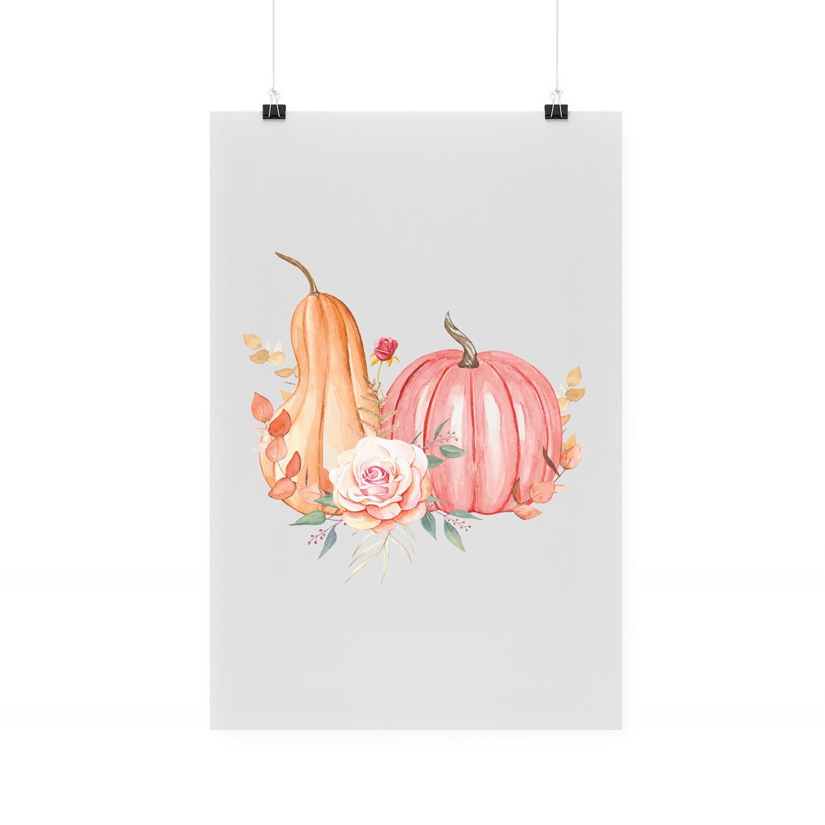 Bügelbild "Watercolor Pumpkin"