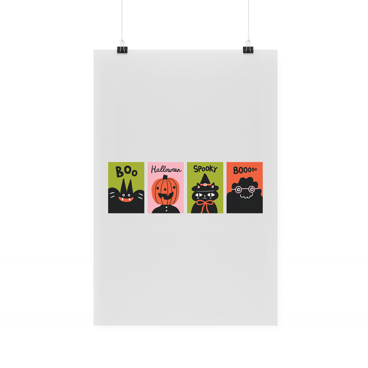 Bügelbild "Halloween Postkarten"
