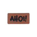Kunstlederlabel "Ahoi!"
