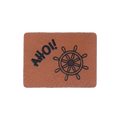 Kunstlederlabel "Steuerrad Ahoi!"