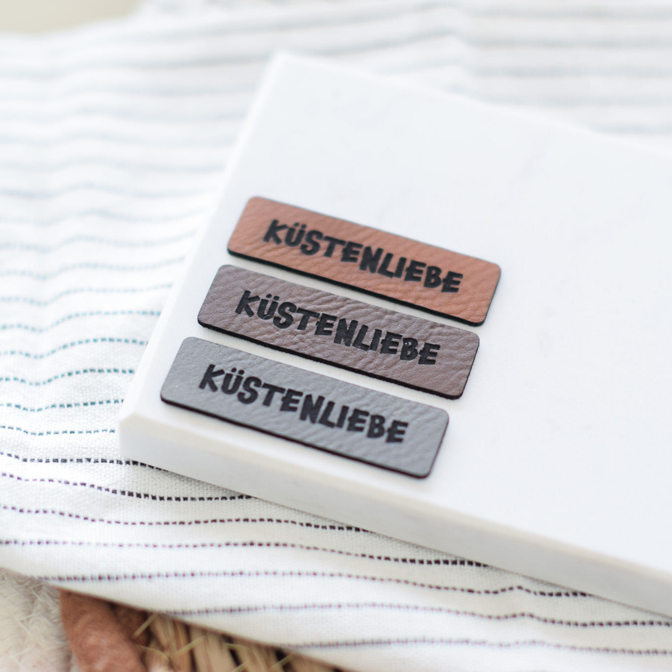Kunstlederlabel "Küstenliebe"