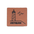 Kunstlederlabel "Küstenliebe Leuchtturm"