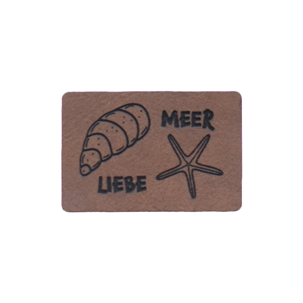 Kunstlederlabel "MeerLiebe"