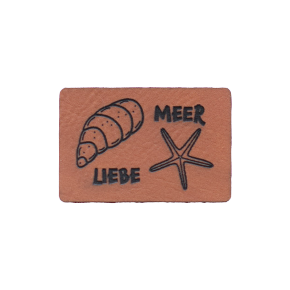 Kunstlederlabel "MeerLiebe"