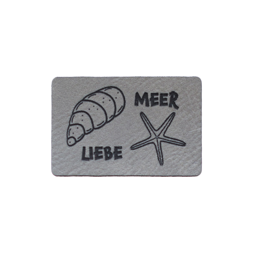 Kunstlederlabel "MeerLiebe"