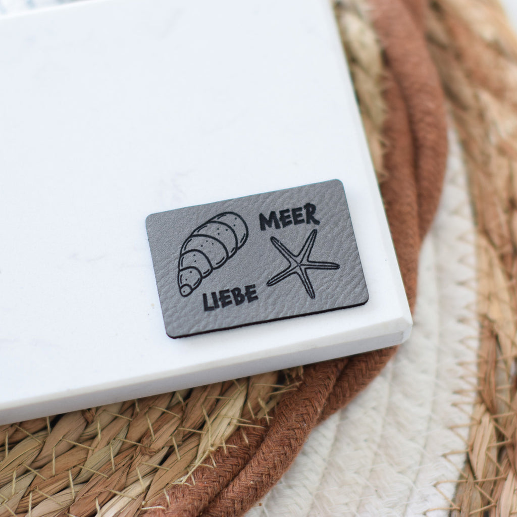 Kunstlederlabel "MeerLiebe"