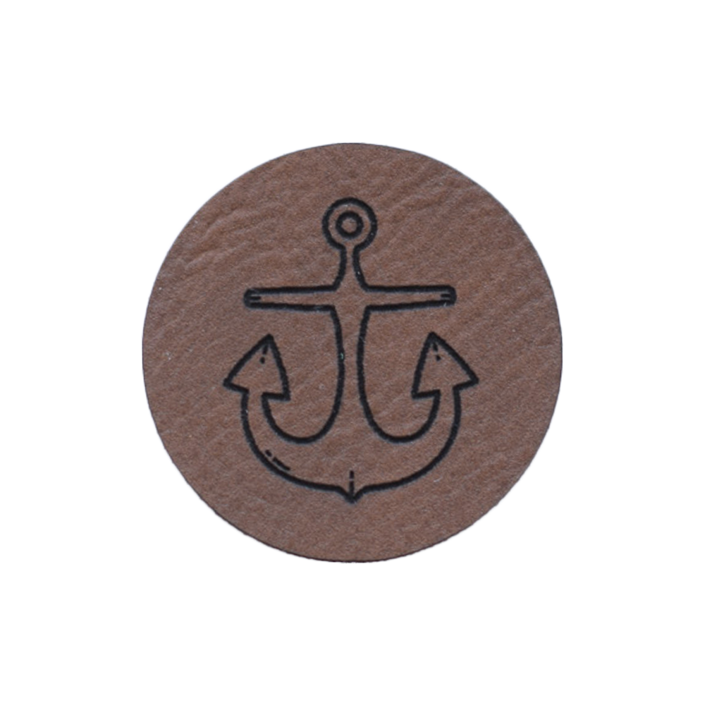 Kunstlederlabel "Anker"