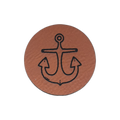 Kunstlederlabel "Anker"