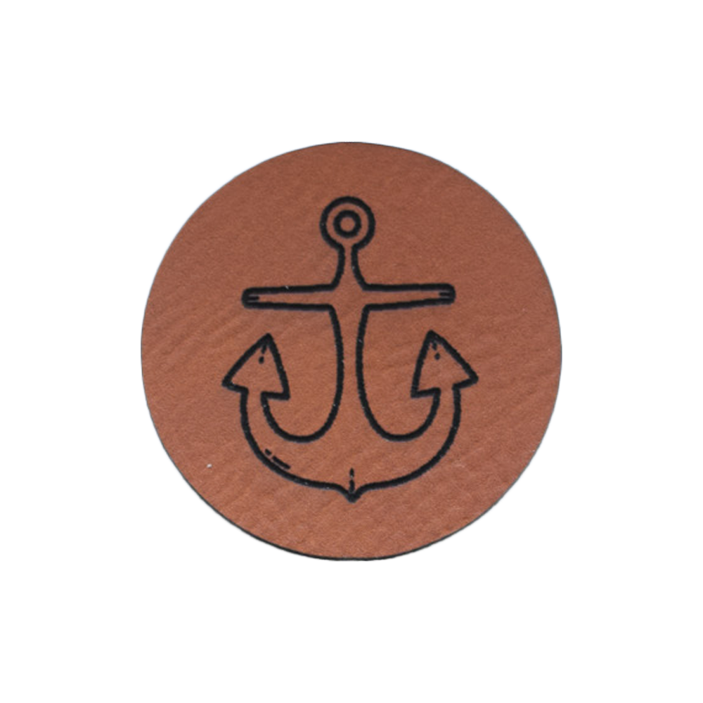 Kunstlederlabel "Anker"