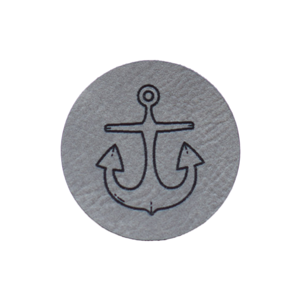 Kunstlederlabel "Anker"