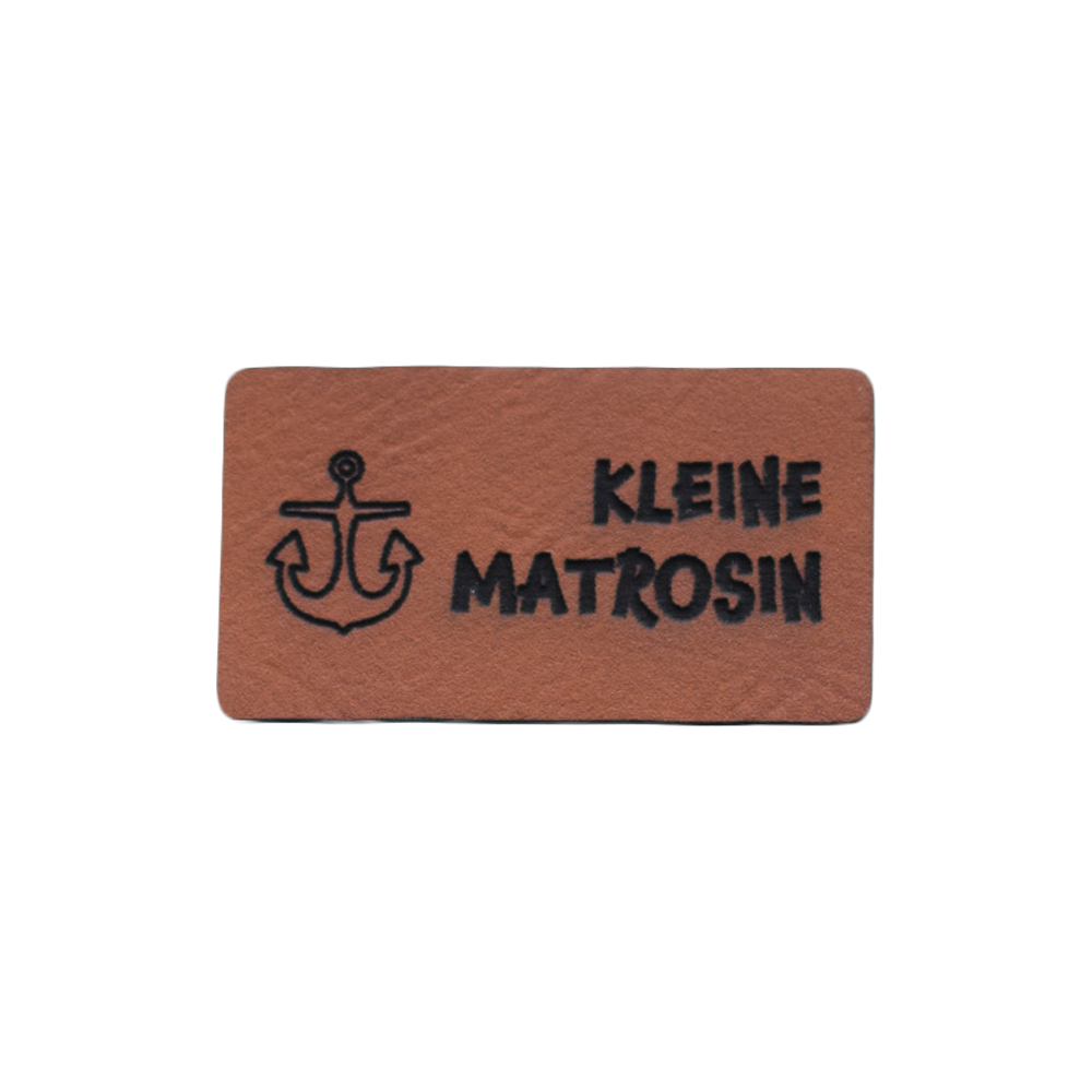 Kunstlederlabel "Kleine Matrosin"