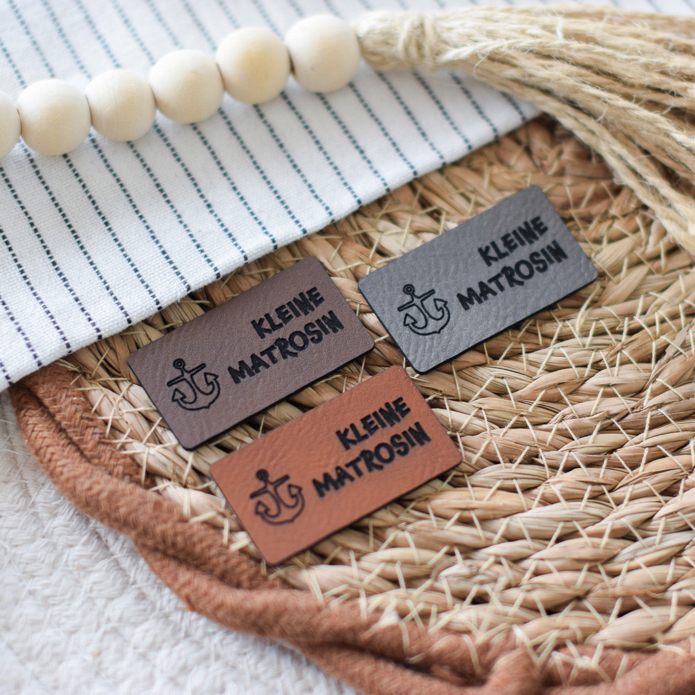Kunstlederlabel "Kleine Matrosin"