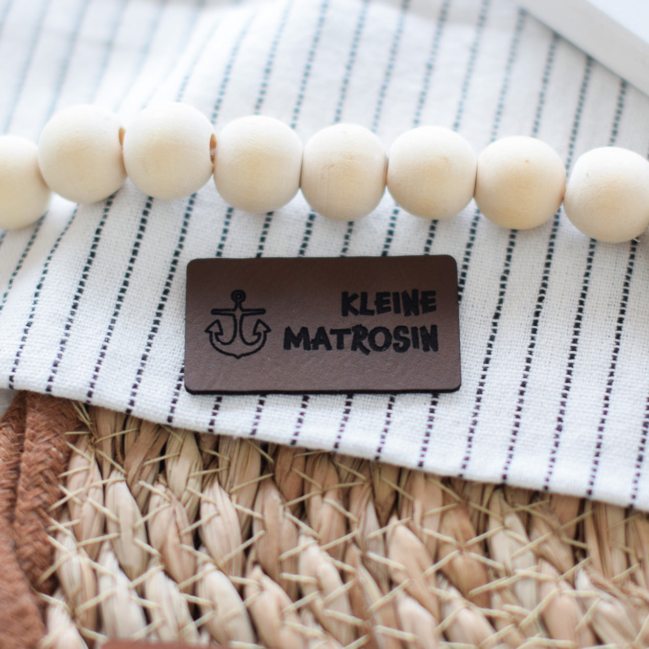 Kunstlederlabel "Kleine Matrosin"