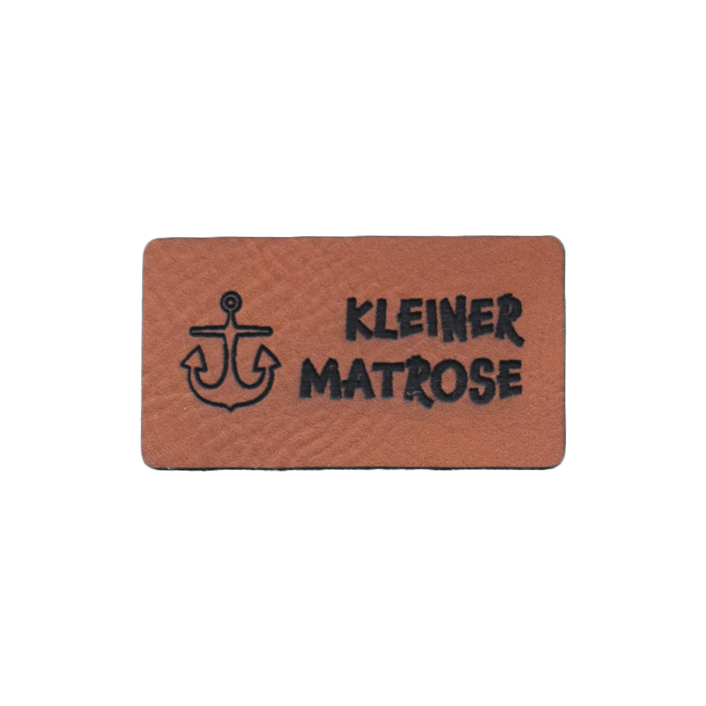 Kunstlederlabel "Kleiner Matrose"