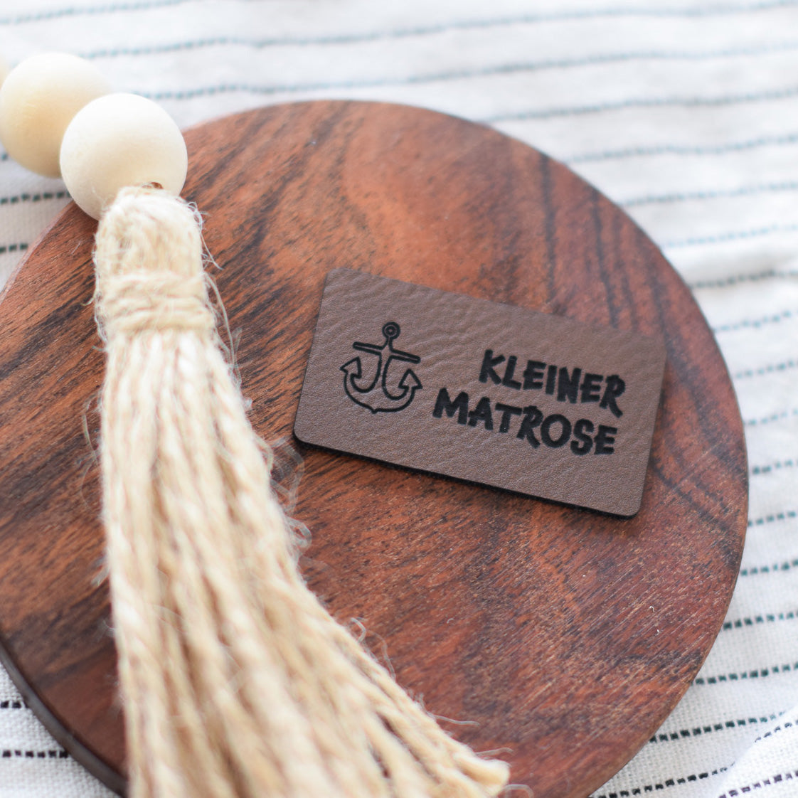 Kunstlederlabel "Kleiner Matrose"