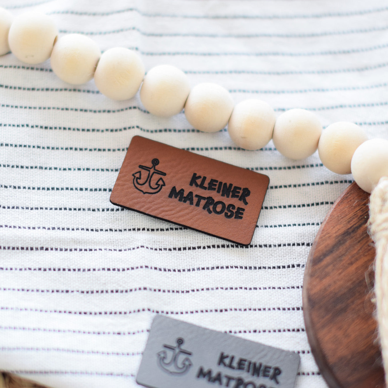 Kunstlederlabel "Kleiner Matrose"