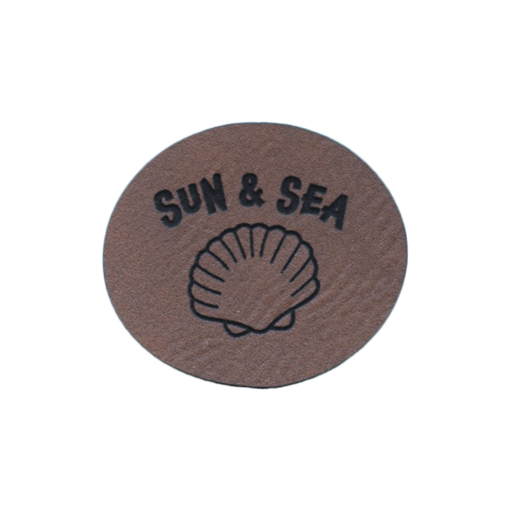 Kunstlederlabel "Sun & Sea"